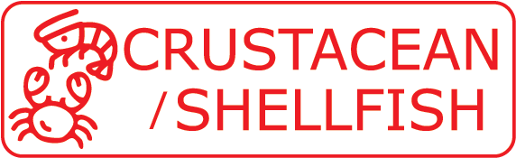 Contains crustacean or shellfish