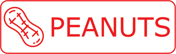 Contains peanuts