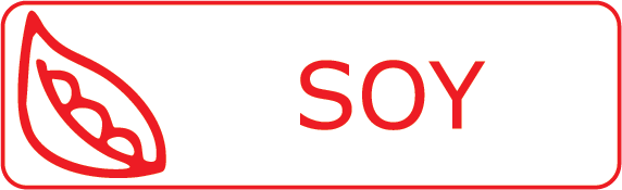 Contains soy